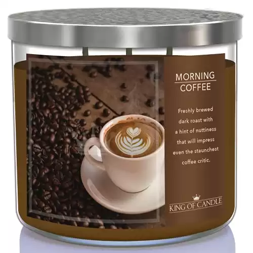 King Of Candle Morning Coffee Scented Candle