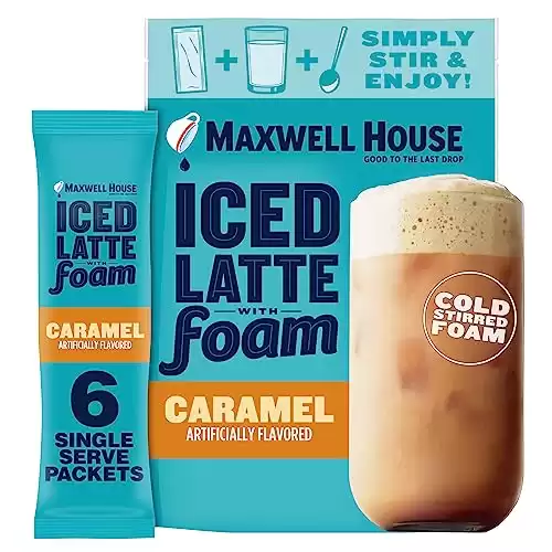 Maxwell House Iced Latte Foam - Caramel