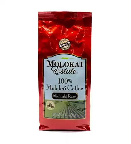 Molokai Estate 100% Moloka'i Coffee - Midnight Roast Whole Bean