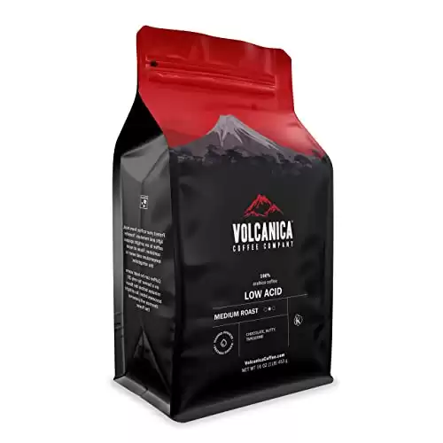 Volcanica Low Acid Whole Bean Coffee