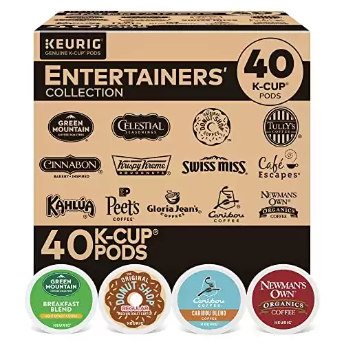 Keurig Entertainers' Collection K-Cup Variety Pack (40 Pods)