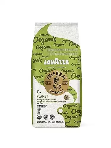 Lavazza Organic Light Roast Whole Bean Coffee