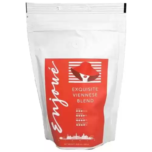 Enjoué Exquisite Viennese Blend Gourmet Ground Austrian Coffee